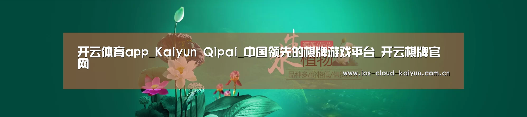 鲜花水草花卉网站模板