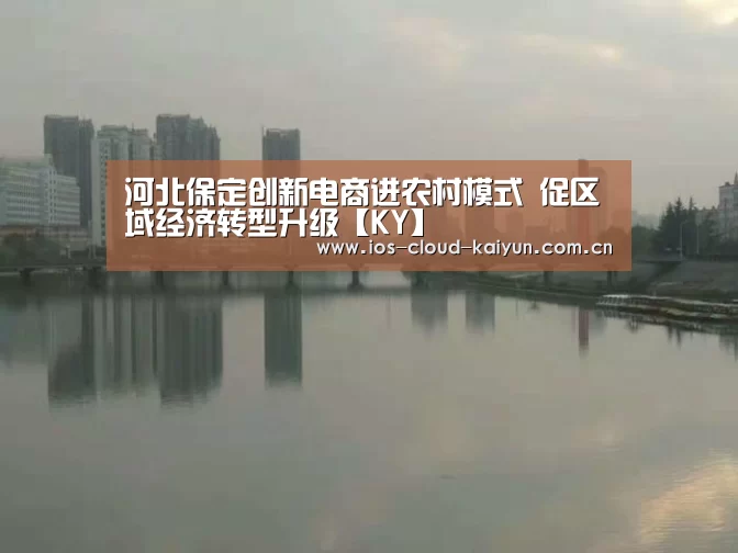 河北保定创新电商进农村模式 促区域经济转型升级【KY】(图1) 开元棋牌app